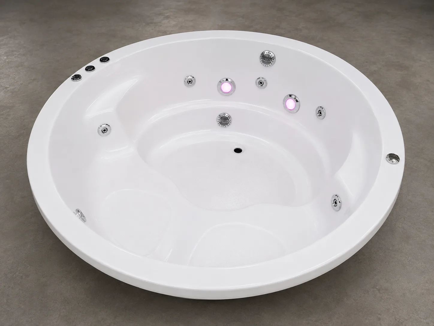 Bañera circular Bahia · Carrara Hidromasajes