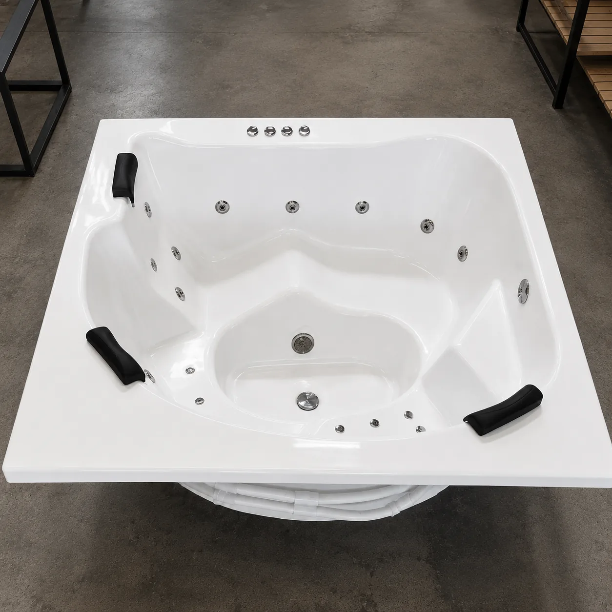 Spa Studio de hidromasaje Carrara — 183 × 160 × 50 cm