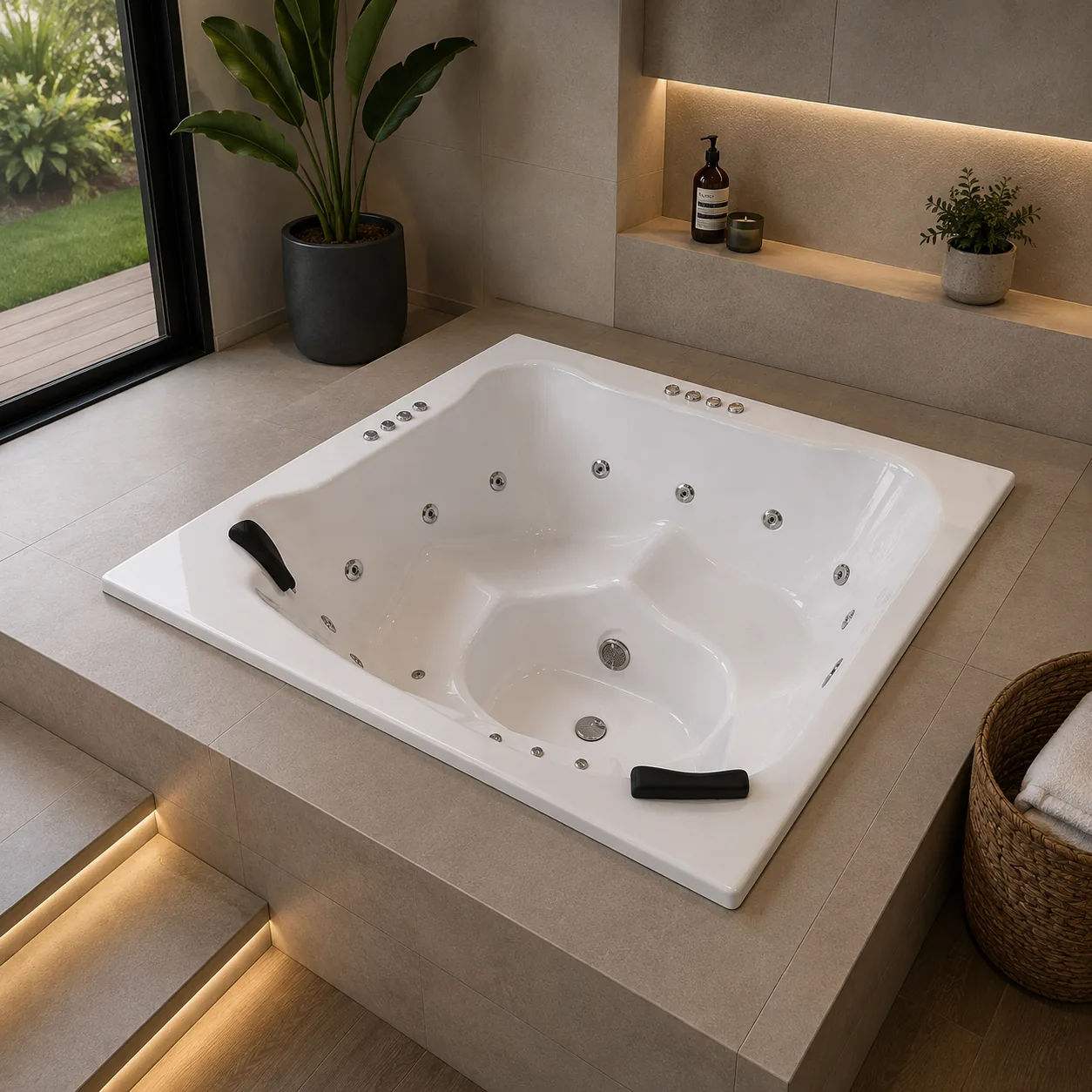Spa Studio de hidromasaje Carrara, vista superior